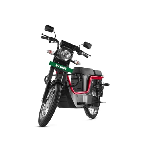 Image of Kinetic Green E-Luna X3 Plus High Speed Electric Scooter with charger - Mulberry Red - Ex-Showroom