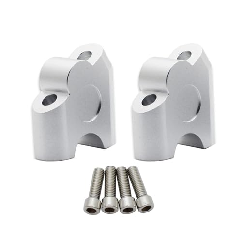 Colonne montante guidon universel moto 22mm avec adaptateur de déplacement et pince