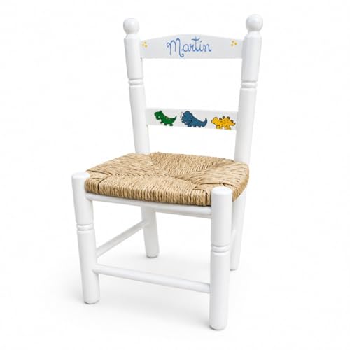 Miniatura 8 de Makondo Import-Export Silla Infantil Personalizada 6 Colores 34x30x60 Blanco