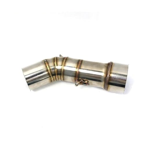 Tuyau d'échappement Ducati Diavel section centrale en inox style 2 pour silencieux