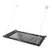 Duży Kot Okno Hamak Ssawka Kotki Kot Kotek Słońce Bed Hammock Oddychający Mesh Pet Reszta łóżko Przytulne Kot Nest ładujący Łożysko 20 kg (Color : Black)