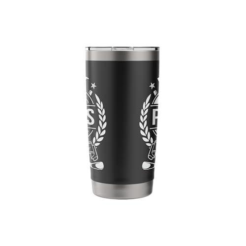 Pops The Best By Par Golf Lover Stainless Steel Insulated Tumbler