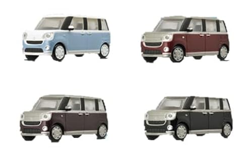1/64PLUS ダイハツムーヴキャンバス NEWCOLOR[全4種セット(フルコンプ)] ガチャのサムネイル