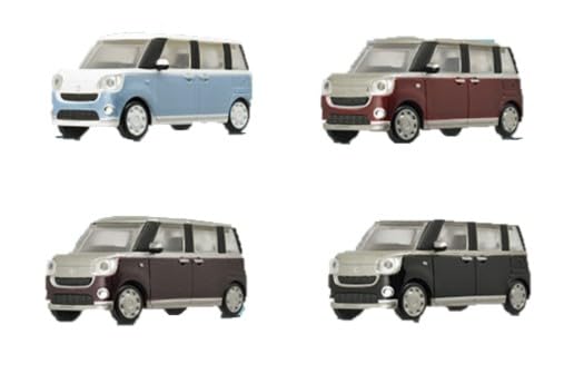 Amazon | 1/64PLUS ダイハツムーヴキャンバス NEWCOLOR[全4種セット