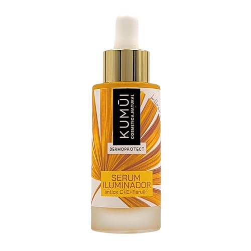 Kumui Cosmetica Natural - Sérum iluminador Bio Vitamina C, E y Acido Ferulico - Protector Facial Lu