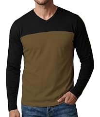 Mens 2 Tone Long Sleeve - Brown