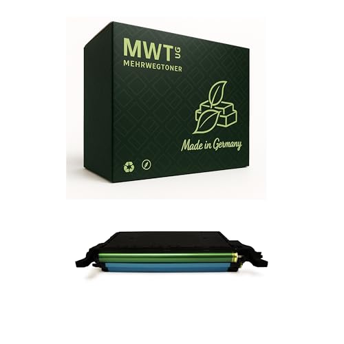 Image of Mehrwegtoner Toner Cartridge Compatible with Samsung CLP607 CLP610 CLP660 Replaces CLP-C660B Cyan Blue