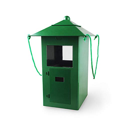 Gyfdjh Automatic Feeding of Fish in Ponds, Regular Quantitative, Long-Term Preservation, ABS Material -5L Large Capacity Automatic Feeding Device,green