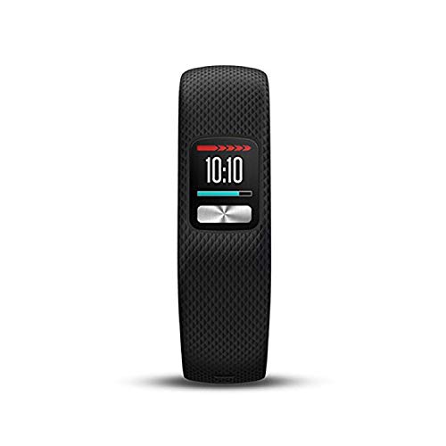 Garmin vívofit 4 Activity Tracker Black with Color Display- Small/Medium - Track Steps, Distance, Calories, Sleep and More with 1 Plus Year Battery Life (Renewed)