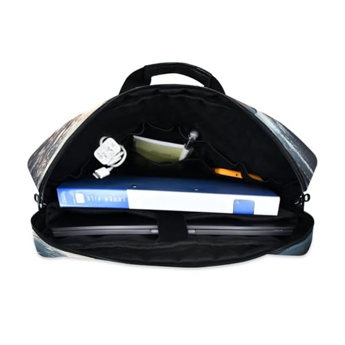 Bolso Maletín para Laptop ALAZA Blanco con Estampado miniatura 6