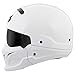 ScorpionEXO Covert Open Face Half Shell 3/4 Mode Motorcycle Helmet Dot Approved Solid Adult Unisex (Gloss White - 2X-Large)