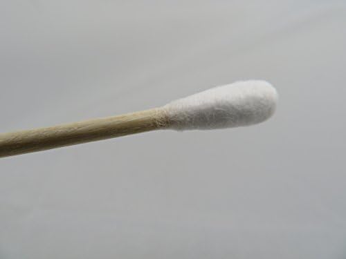 Cleanmo 100 Count 6" Cotton Swabs with wodden handle.Gun cleaning swabs. It also can be used to do model making, firearm cleaning, jewelry,arts & crafts Versatile tool cleaning
