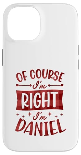 �������I'm Right I'm Daniel �p�[�\�i���C�Y ���O �X�}�z�P�[�X iPhone 14 �p