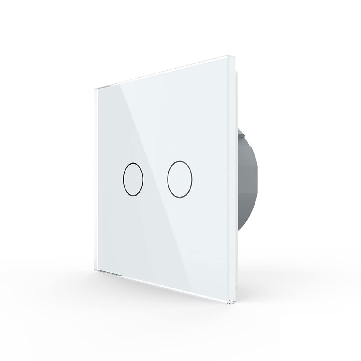 LIVOLO Touch Funk Wechselschalter Kreuzschalter Serienschalter Smart Home Lichtschalter Touchschalter Wandschalter für Unterputz mit Glasblende in Weiß