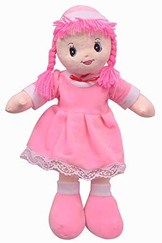 Image of Fun4you Soft Plush Doll Toy | Soft Doll Toy for Kids & Toddler | Home Decor | Color Pink | Pack of 1(Size 45 Cm)