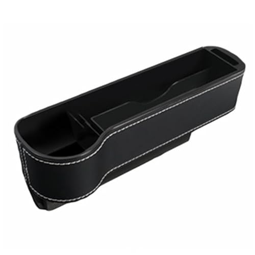 Boîtes de rangement pour siège auto avec porte-gobelet étroit noir gauche et LED