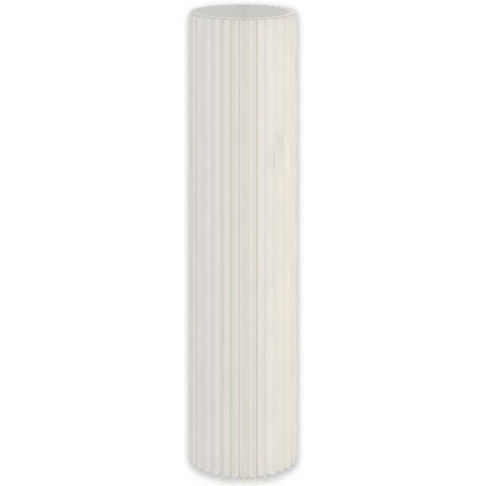 Présentoir de fleurs pliable haut de gamme en carton blanc de cérémonie 30 x 120 cm