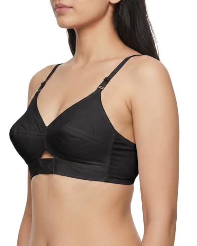 Image of Brida Kavya Xtra Soft Cotton Round Stitch Bra for Women | Full Coverage | Non-Padded | Wireless | Double Layer Support | Heavy Bust | Combo Pack | Colours May Vary