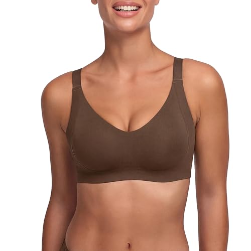 CFab BH Damen Ohne Bügel Push Up Nahtlos Herausnehmbare Pads