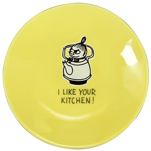 山加商店 MOOMIN (ムーミン) 「 ヒュヴァ― 」 プレート 皿 径約14cm リトルミイ イエロー 電子レンジ 食洗機対応 ムーミン グッズ 北欧 母の日 プレゼント 食器 ギフト 結婚祝い 日本製 MM4702-257