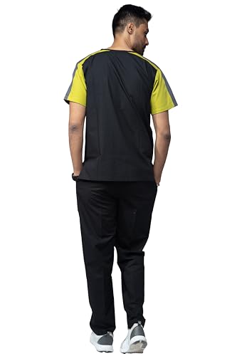 Image of UNIFORM CRAFT Men's Designer Scrub Suits DSDV04 || 6 pocket scrubs | Ideal for doctors, dentists, vets, nurses & healthcare professionals