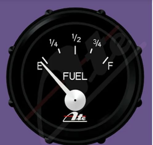 Ate Fuel Gauge 6V for Massey Ferguson Tractor | FULG4151B Electric Fuel Level Indicator 52mm Analog Meter | Model AF2739R | Stainless Steel Instrument Panel Replacement-image-17