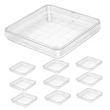 ERINGOGO 10stücke Petrischalen Deckel Labor-petriplatten Chemie-petrischalen Klare Zellgewebe-schalen