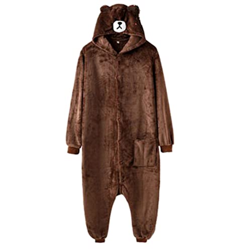 UKKO Pyjama Flanell Plus Größe XXL-Bär Onesies Kumamon Tier Pyjamas...