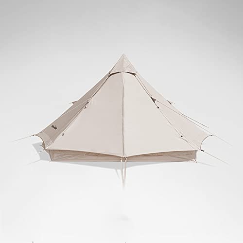 Carpa exterior piramidal de algodón para 4 estaciones miniatura 1
