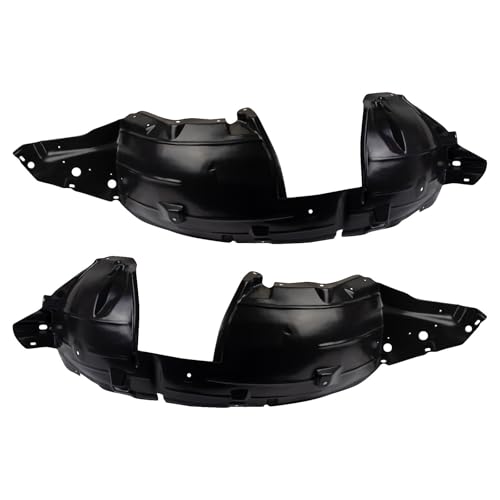 Image of TRQ Front Inner Fender Liner Set Compatible with 2007-2009 Nissan Sentra NI1250134 NI1251134