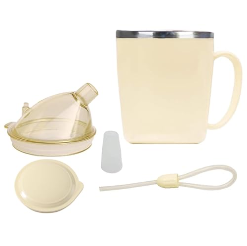 KIKIGOAL Convalescent Feeding Cup, Drinking Cup with Straw for Disabled Patient Maternity Drink Water Porridge Soup, Drinking Aids
