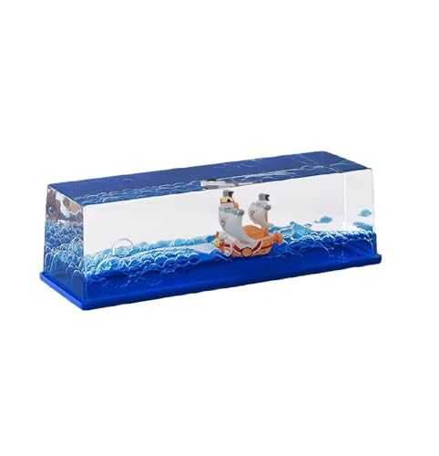 Image of PINAKA One Piece Unsinkable Thousand Sunny Ship Action Figure, Anime Theme, Multi Color, PVC, 14.2 x 5.5 x 4.5 cm