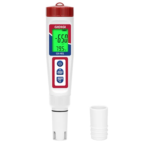 Water pH Tester 6-in-1 Digital ORP Meter