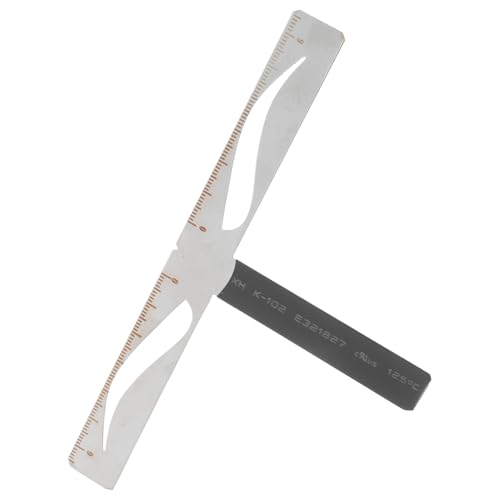 SAFIGLE Règle à Sourcils à Trois Points Réutilisable Pochoirs Pour Sourcils Symétriques Outil De Maquillage Portable Pour Débutantes Et Stylistes