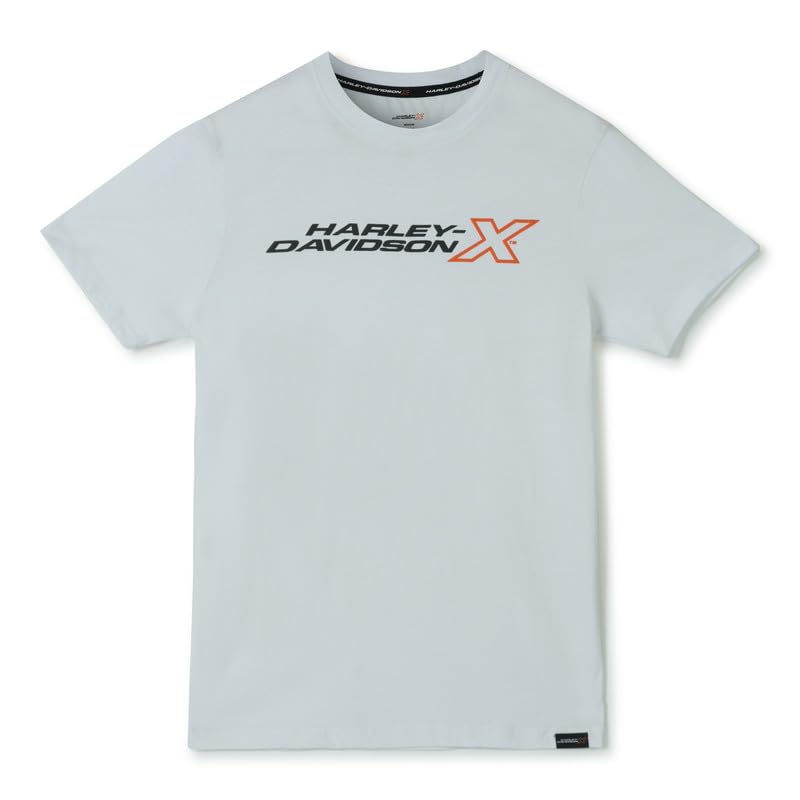 harley-davidson x Core Edge Men’s Long Line T-Shirt | Extended Hem | Urban Fit | Short Sleeve Cotton Blend Tee | Color - White-picture-20