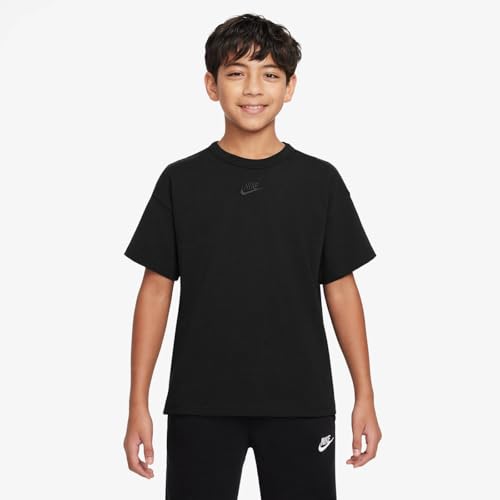 T-shirt Nike Sportswear FZ4953-010 noir pour ado en taille S