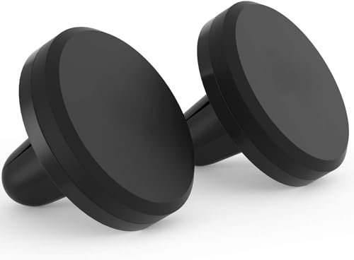 SU Magnetic Phone Car Mount, Upgraded Car Phone Holder Magnetic Air Vent in Car, Mobile Phone Cradle Magnet for iPhone 15 14 13 12 11 Pro Max X Samsung S24 S23 S22 Huawei P50 P40 etc. 2-Pack