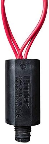 Hunter Industries Set of 4 RTL1001606800 Hunter AC-Solenoid Irrigation Valve Replacement, Black