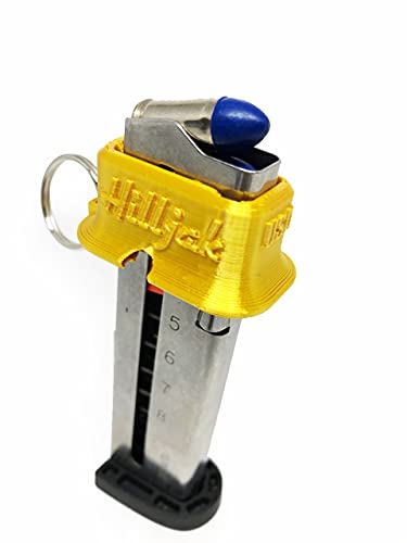 Hilljak Magazine Speed Loader Compatible with S&W M&P 380 Shield EZ, Quickie Loader QL380ez Gold