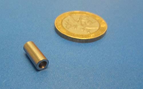 18-8 Stainless Steel Spacer Unthreaded No 4 Screw Size x .187" OD x .115" ID x .437" Length 10 Pcs