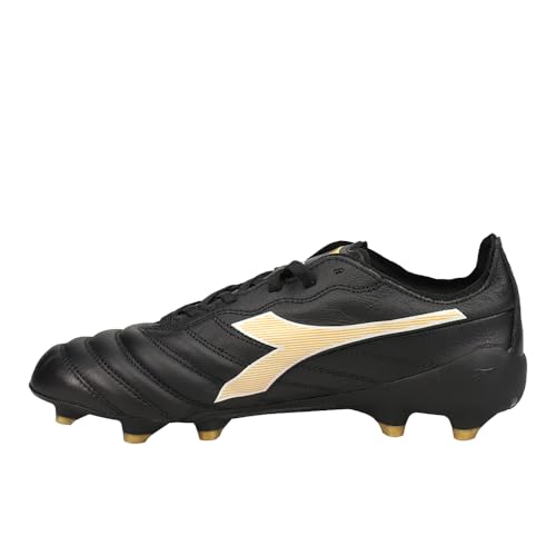 Image of Diadora Mens Brasil Elite Tech Italy Lpx Firm Ground Soccer Cleats Firm Ground - Black