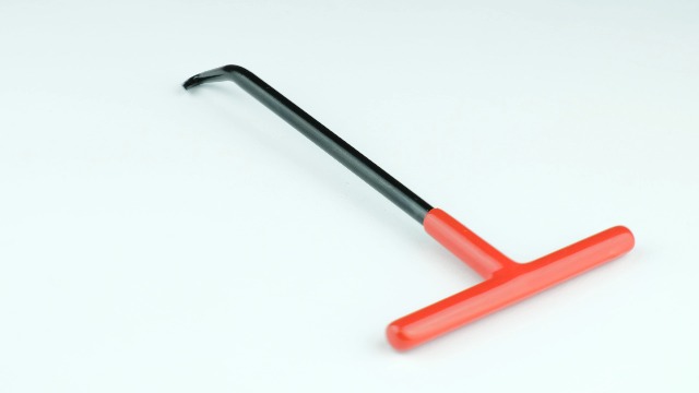 Gancio A T Per Molle Di Scarico | 2 Pezzi, Acciaio Al Carbonio, 16 Cm