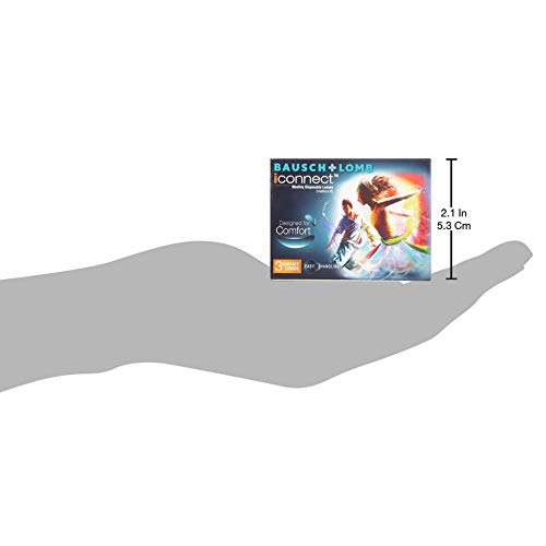 Image of Bausch & Lomb Iconnect Value Pack Monthly Disposable Contact Lens (-2.25 , Clear, 3 Lenses)