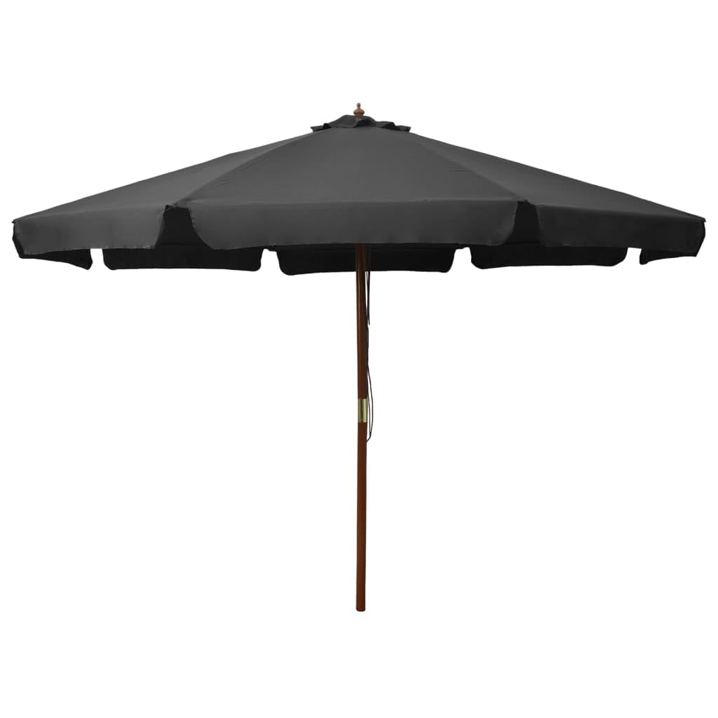 VIDAXL Garden Parasol 3.3m Anthracite