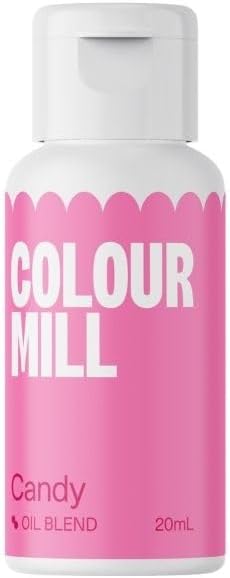 Colour Mill Candy Pink - Next Generation Oil Based Food Colouring for Baking, Decorating, Icing and Cooking Food Dye DIY Slime and Crafts - 20 ml