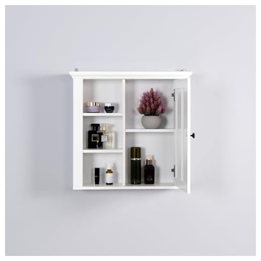 Moisture-Resistant Bathroom Wall Cabinet