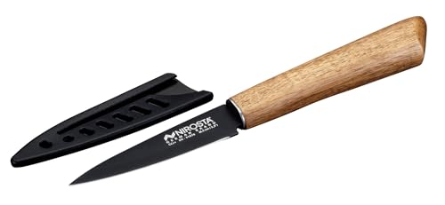 Nirosta Gemüsemesser Flow – Hochwertige Edelstahlklinge mit Antihaftbeschichtung, zertifizierter Akazienholzgriff, inklusive nachhaltigem...