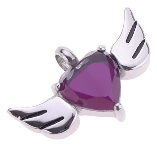 Colgante urna para cenizas de mascota con diseño corazón miniatura 1