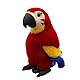 champracer Vogel Papagei Plüschtier, Papagei Vogel Plüschtier, 30 cm Niedliche Plüsch Ara Papagei Stofftier Kuscheltier Plüschtier, für Kinder Erwachsene (30 cm,Rot)