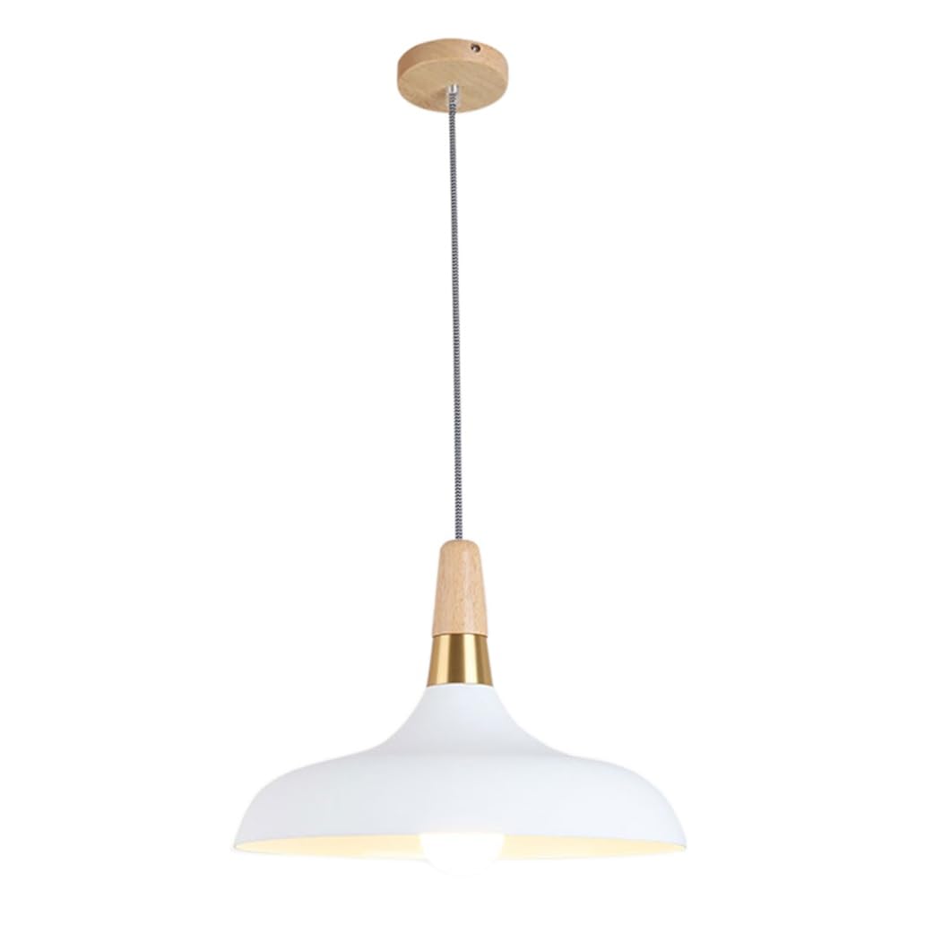 HCIPJQY Contemporary Pendant Lights For Over Sink, Industrial Office Hanging Pendant Light Metal And Wood Accent Farmhouse Adjustable Hanging Lighting For Bar,Sink,Multi Colour Set